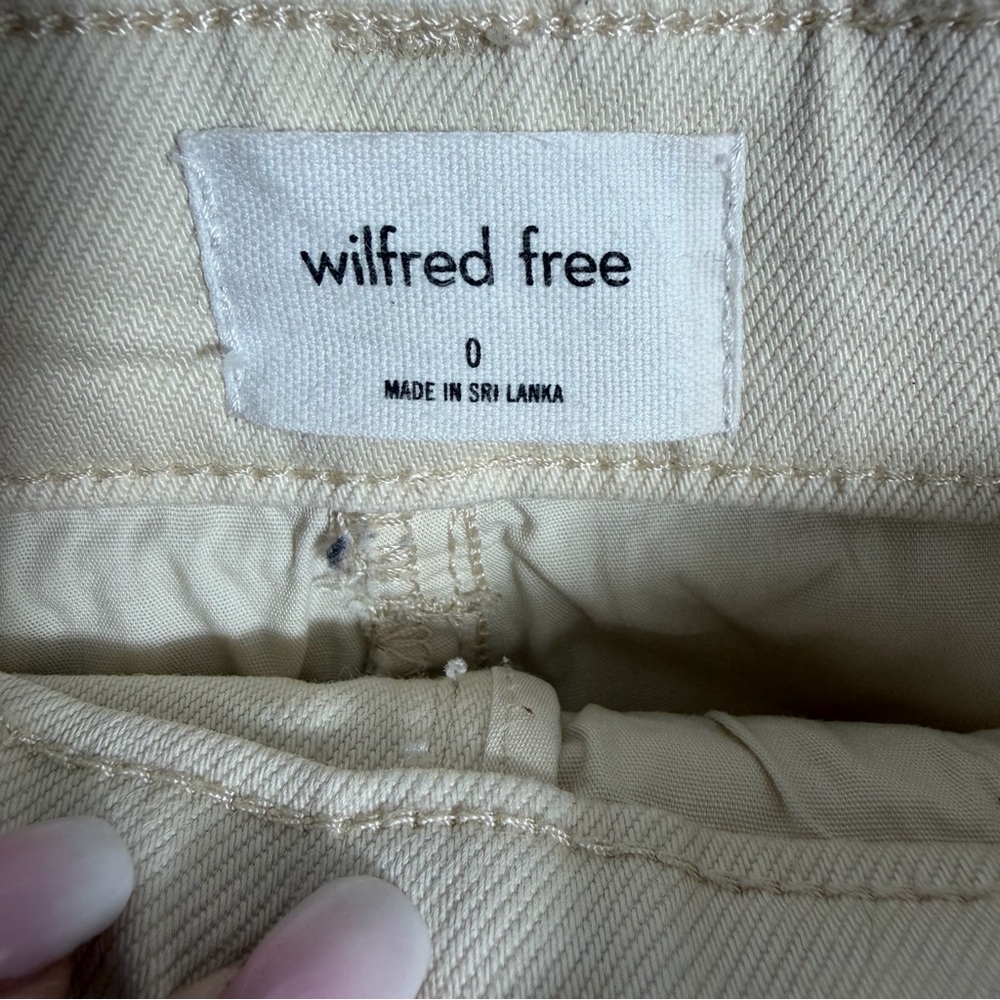 Aritzia Wilfred Free “Archer Pant” High Rise Utility Pants. Size 0. In Birch Hue - Picture 3 of 16
